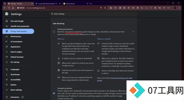 百度首页 AIGC工具导航 AI 无处不在:谷歌将为 Chrome 浏览器增强保护模式引入人工智能 百度首页 AIGC工具导航 AI 无处不在:谷歌将为 Chrome 浏览器增强保护模式引入人工智能