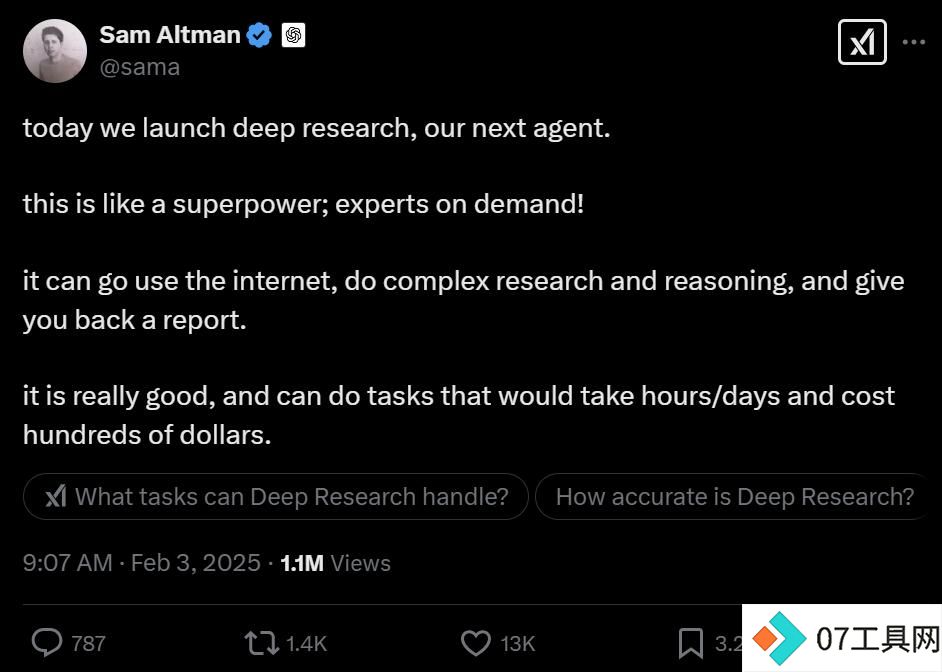 分析师的黄昏?OpenAI推出AI Agent“深度研究” 分析师的黄昏?OpenAI推出AI Agent“深度研究”