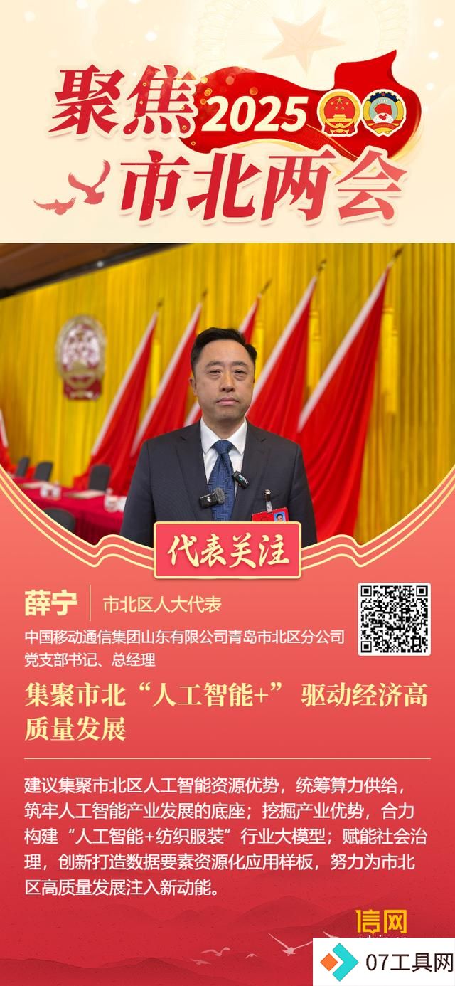 市北区人大代表薛宁:集聚市北“人工智能+” 驱动经济高质量发展 市北区人大代表薛宁:集聚市北“人工智能+” 驱动经济高质量发展