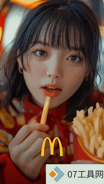 麦当劳AI美女广告火爆 11个AI少女为薯条打call引热议 麦当劳AI美女广告火爆 11个AI少女为薯条打call引热议