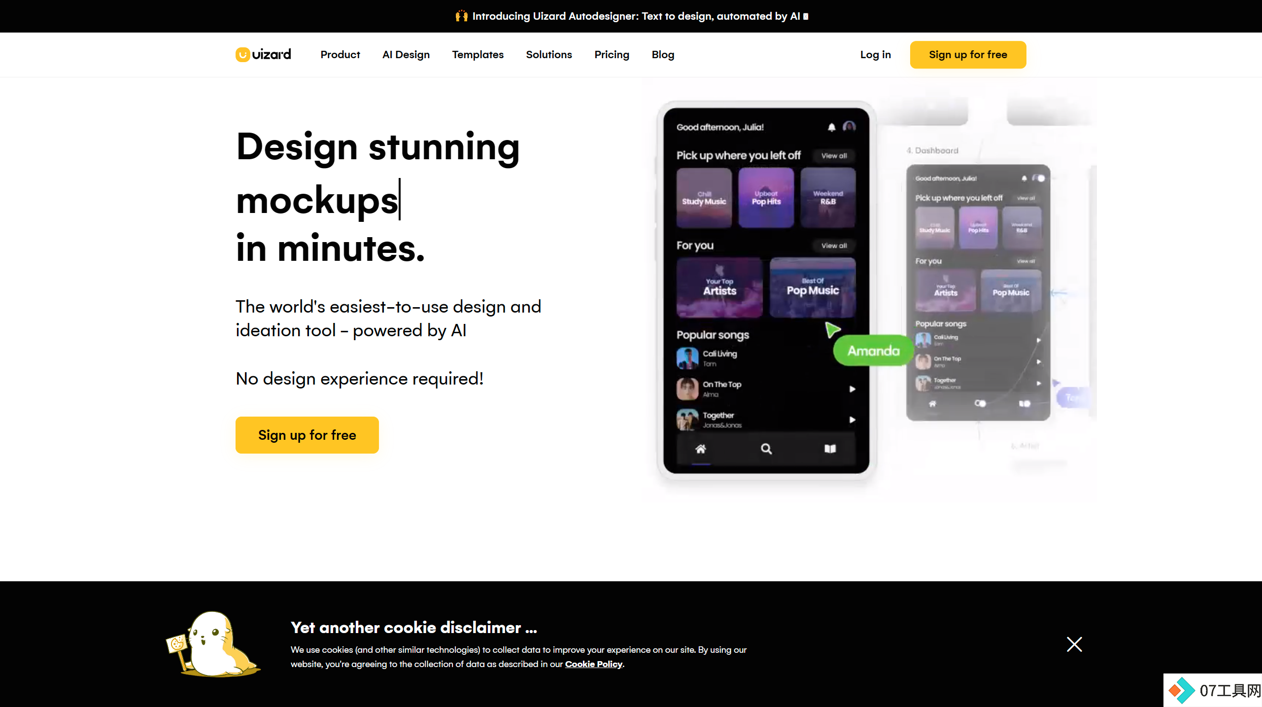 Uizard - App, Web, & UI Design Made Easy - Powered By AI - uizard.io.png