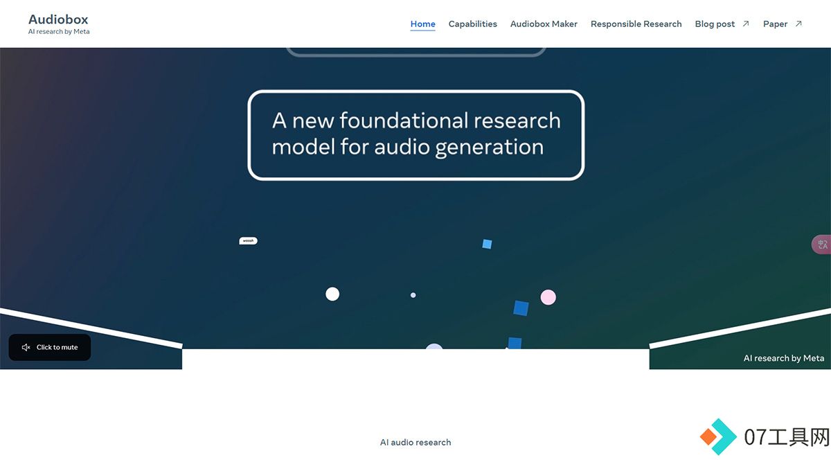 AudioBox：Meta的高级音频生成模型